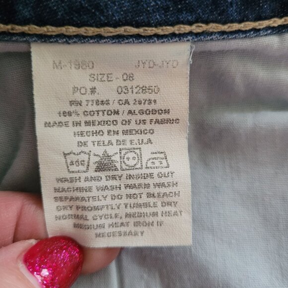 Vintage Y2K Tommy Hilfiger Womens Straight Jeans Size 8 Blue Denim JYD JYD DITTO - Picture 6 of 7